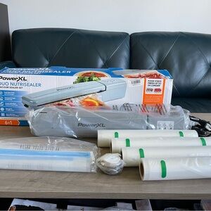 PowerXL Silver Vacuum Sealer Set